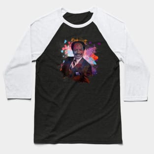 George jefferson - Watercolor Illustration Baseball T-Shirt